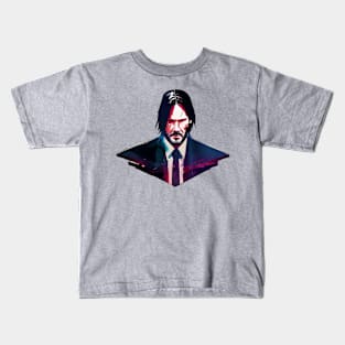 Portrait of John Wick Kids T-Shirt